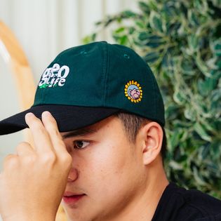 EMBROIDERY CAP GREEN - GREEN