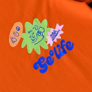 DRIVE BY CAFE ORANGE TSHIRT - GEOLIFE