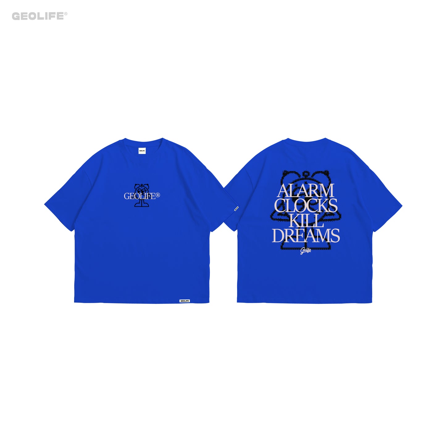 GEOLIFE ALARM CLOCK - ROYAL BLUE SHIRT