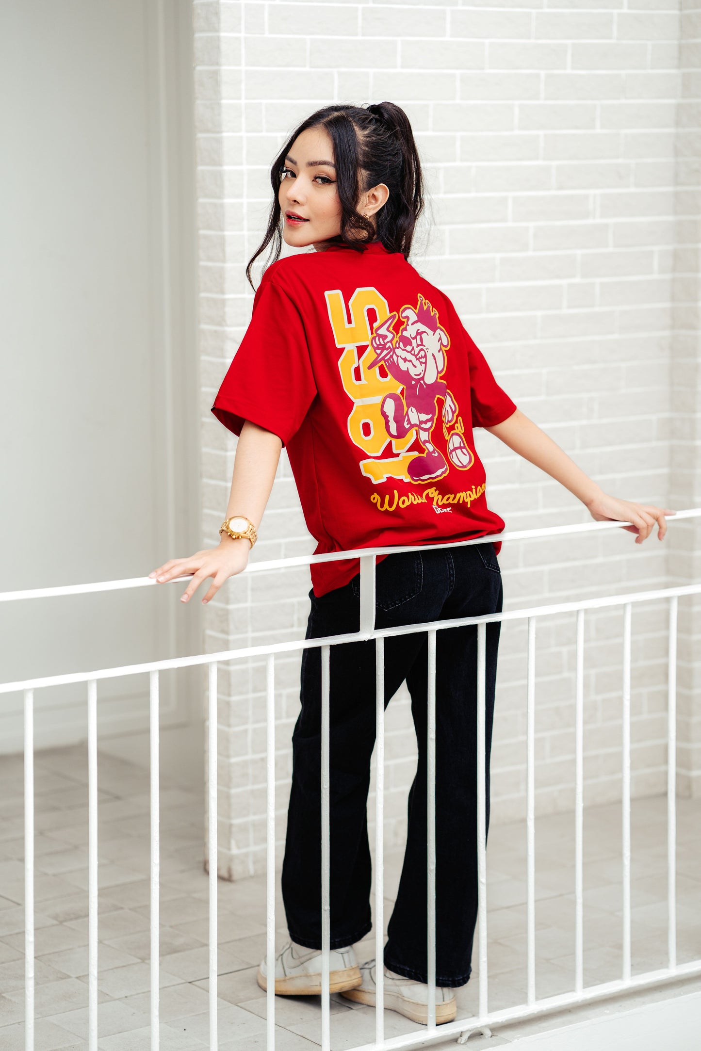 VARSITY RED TSHIRT - GEOLIFE