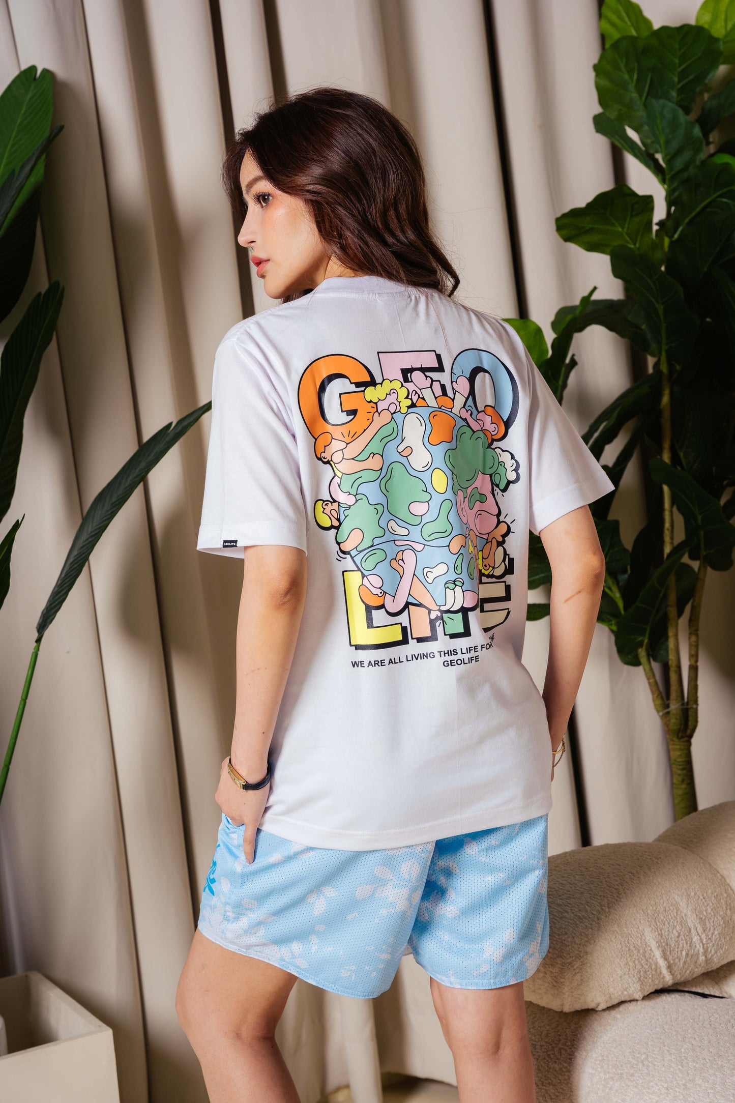 GEOWORLD WHITE TSHIRT - GEOLIFE
