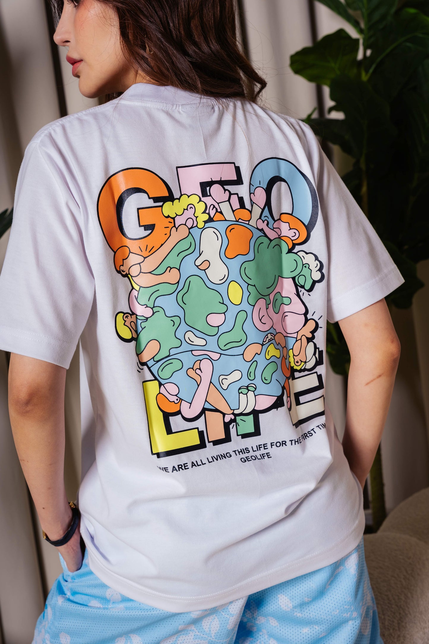 GEOWORLD WHITE TSHIRT - GEOLIFE