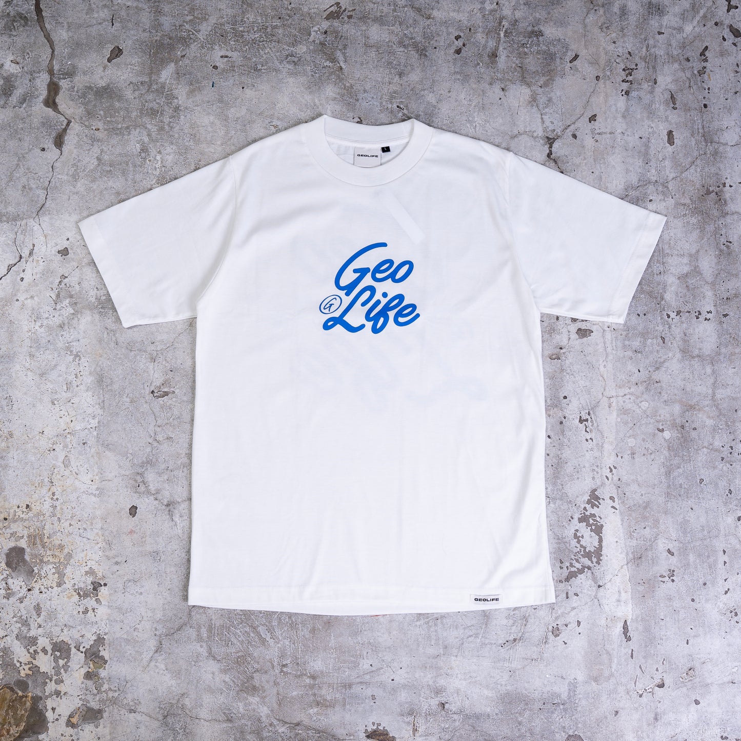 GEOLIFE SCRIPT - OFF WHITE TSHIRT