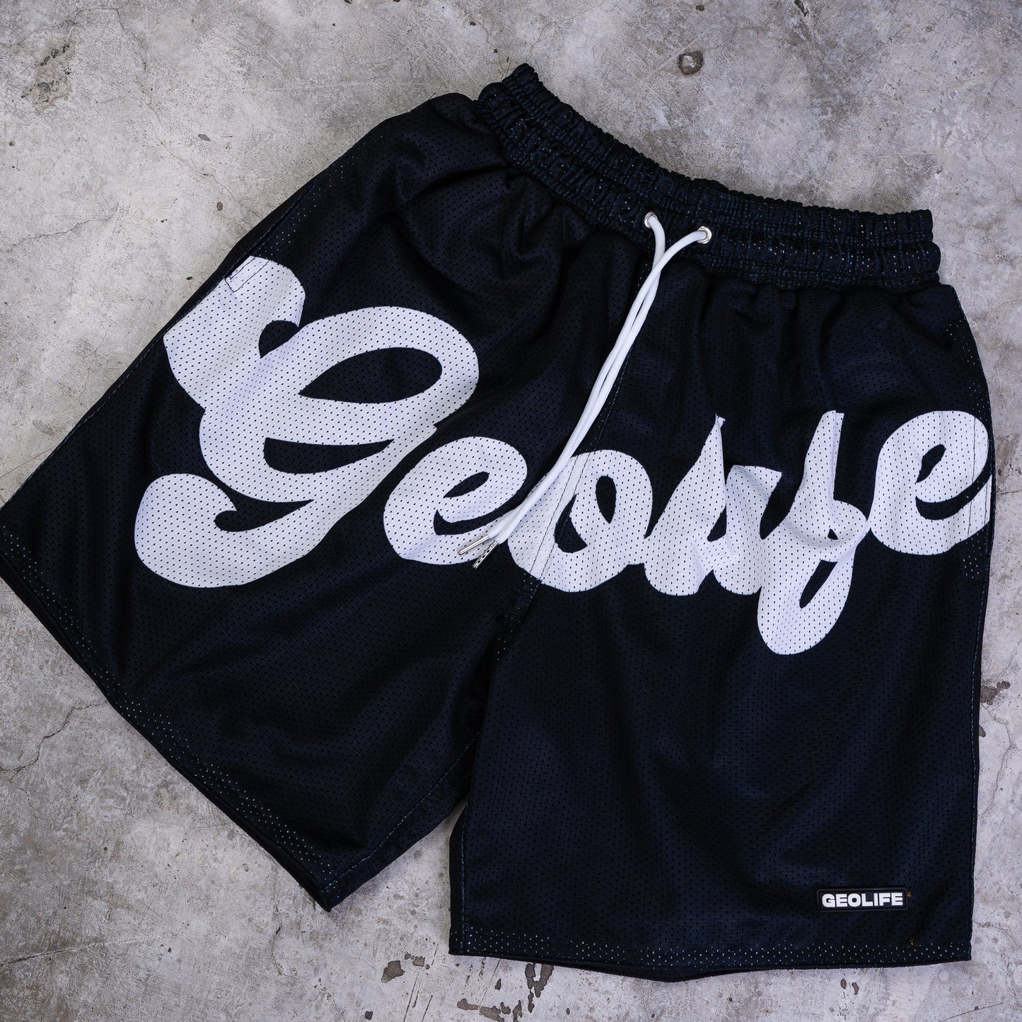 GEOLIFE BASIC - BLACK MESH SHORT