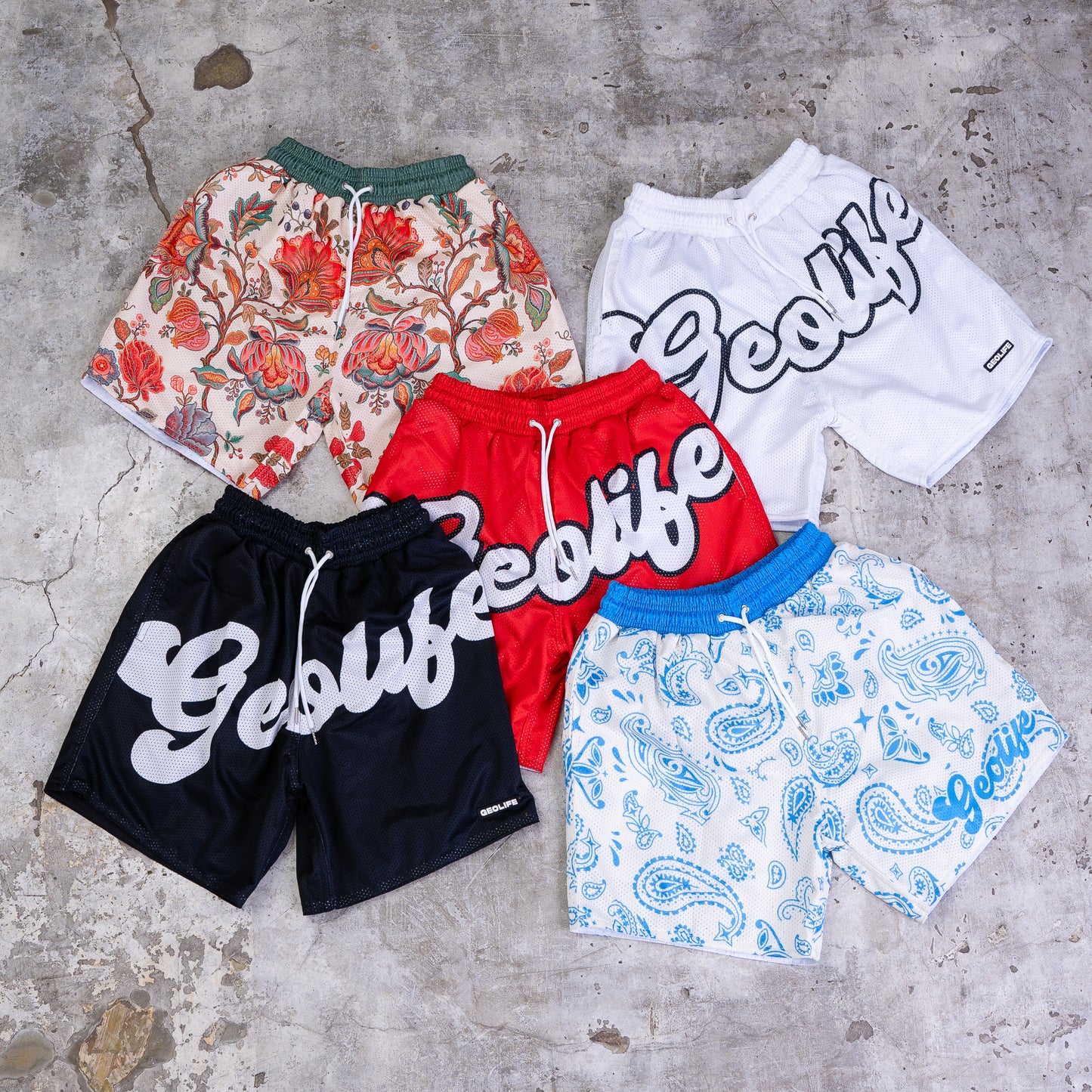 GEOLIFE BASIC - BLACK MESH SHORT