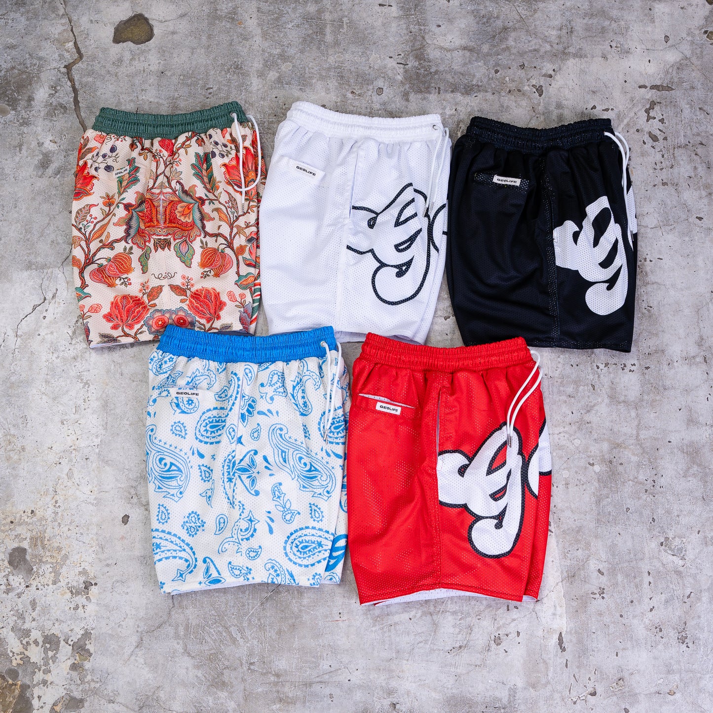 GEOLIFE BASIC - BLACK MESH SHORT
