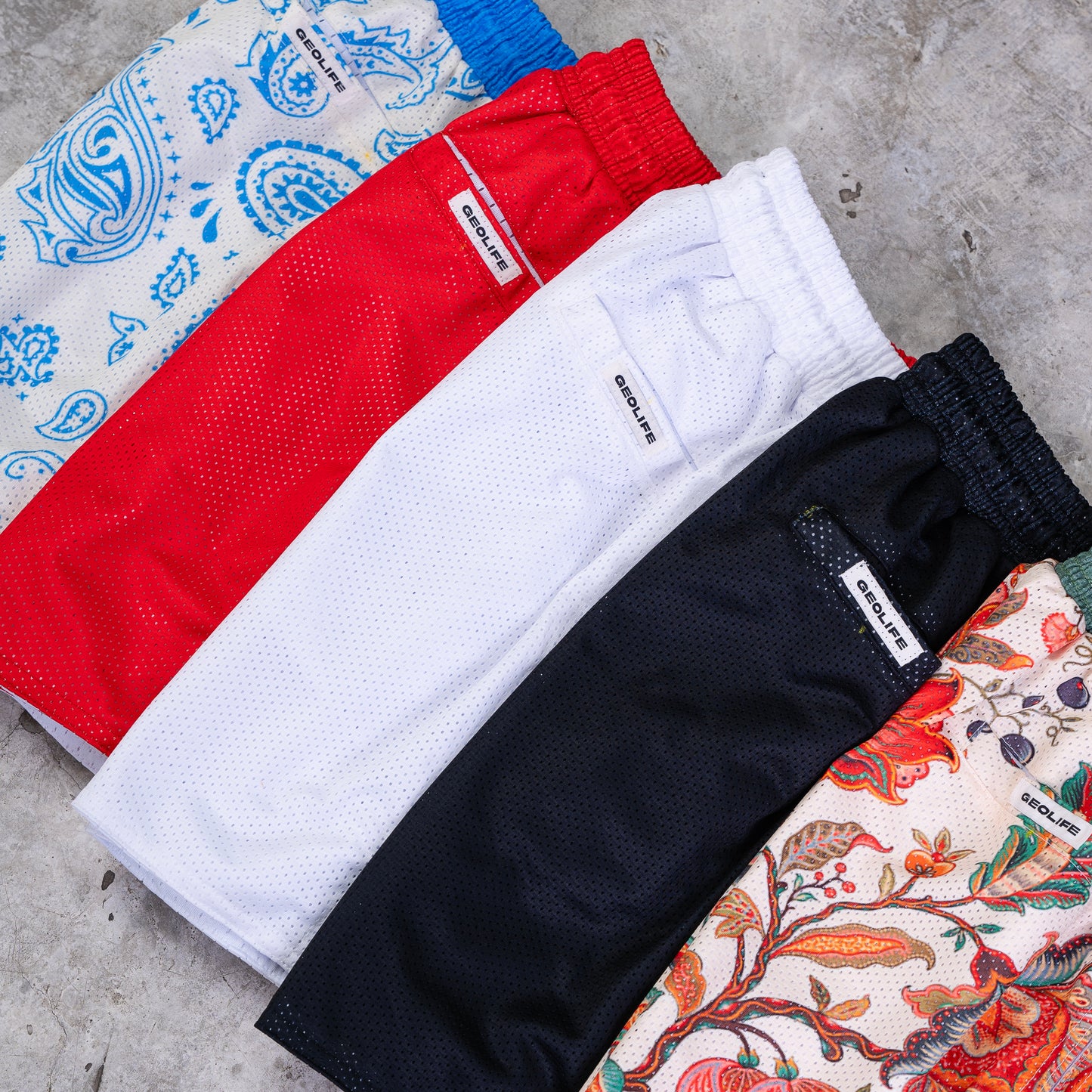 GEOLIFE BASIC - BLACK MESH SHORT