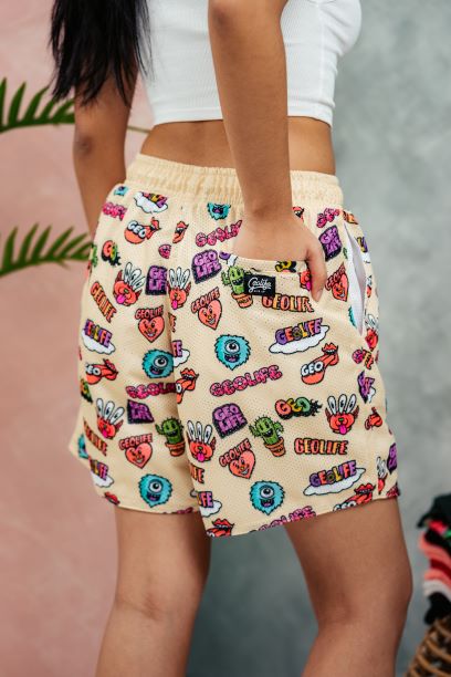 GEOLIFE MESH SHORT OFF WHITE