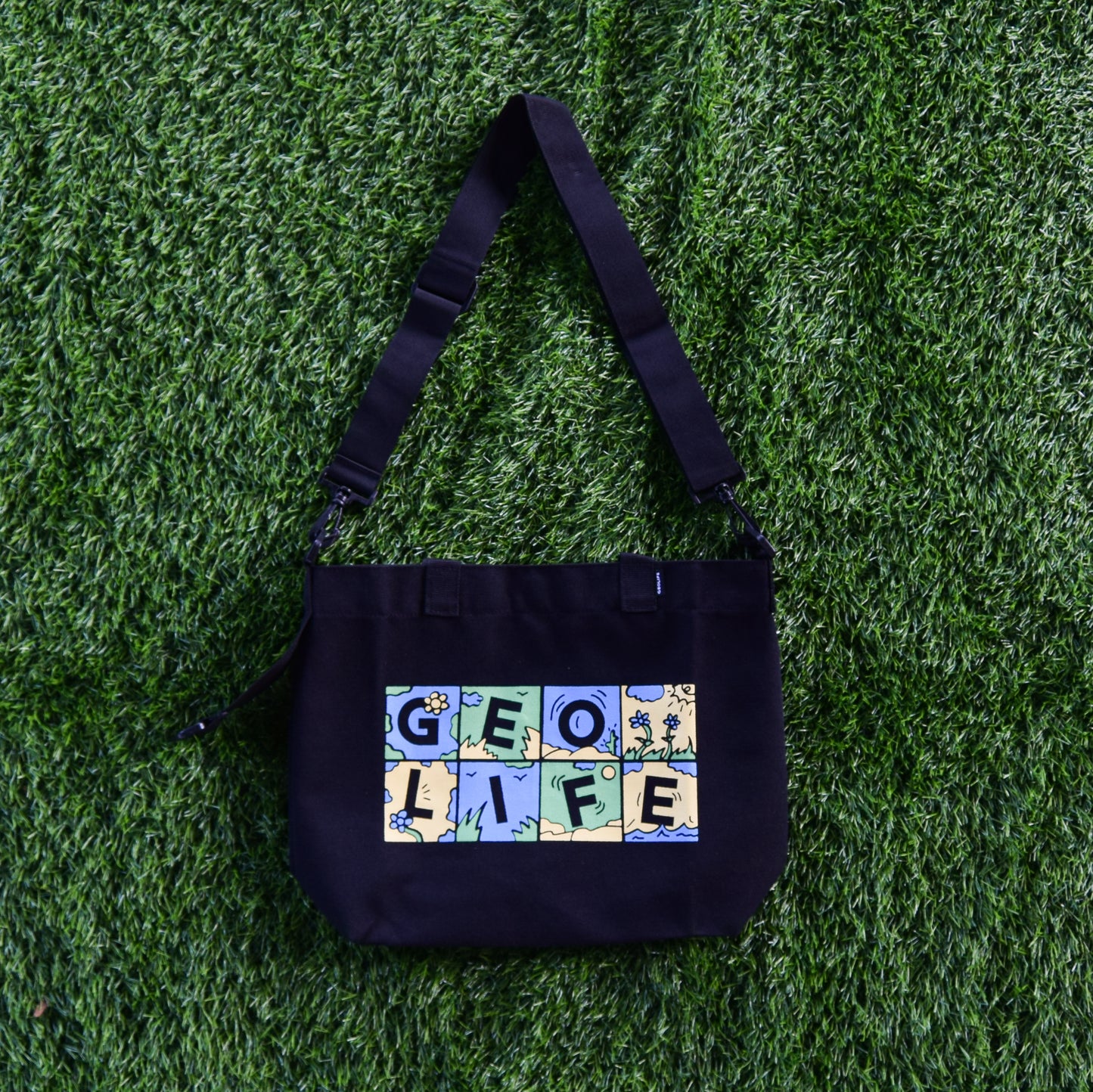 TWO-WAY TOTE BAG PRINTED - GEOLIFE