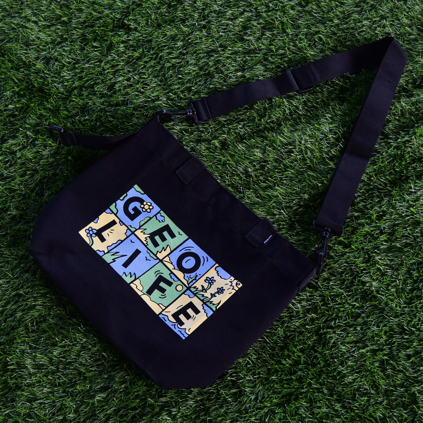 TWO-WAY TOTE BAG PRINTED - GEOLIFE