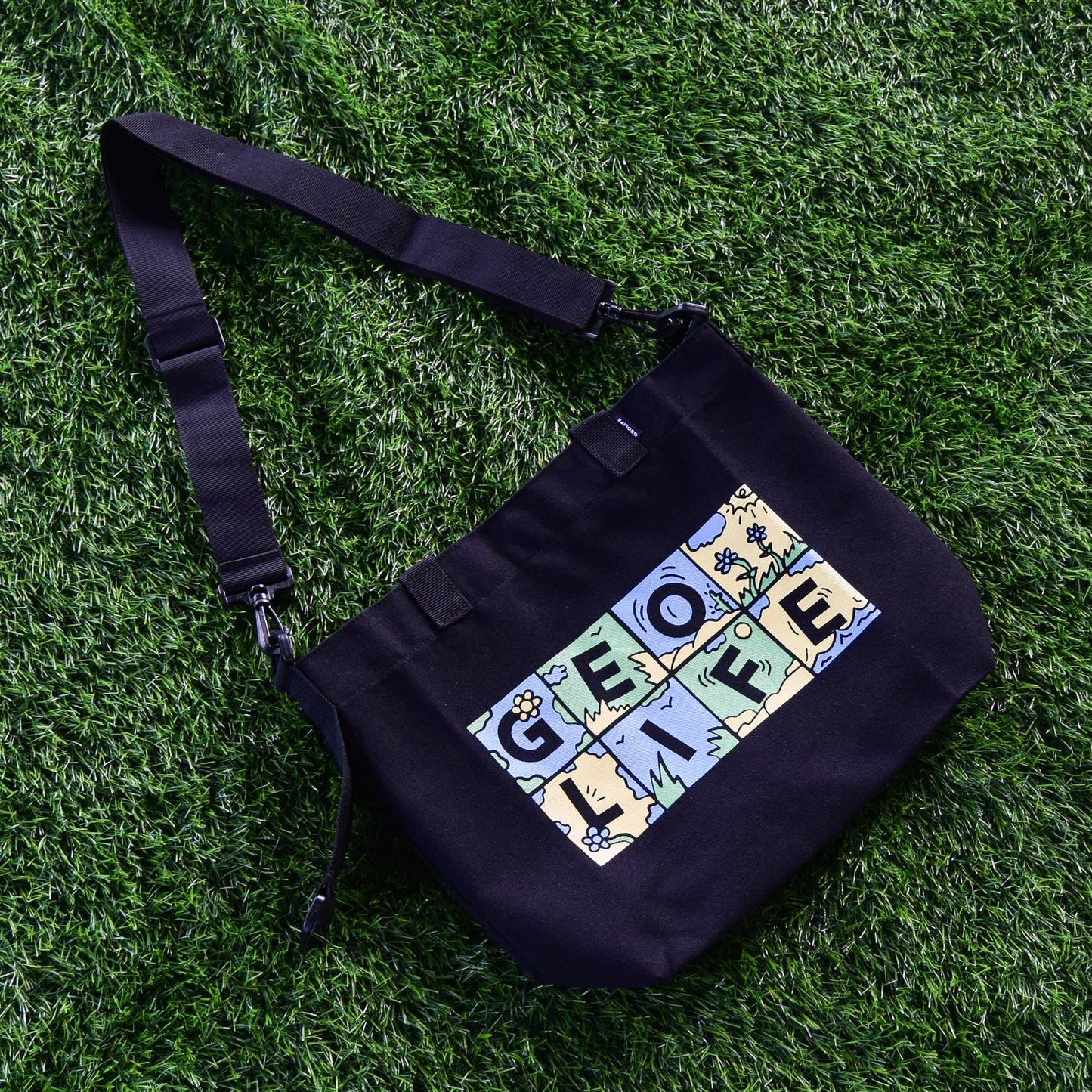 TWO-WAY TOTE BAG PRINTED - GEOLIFE