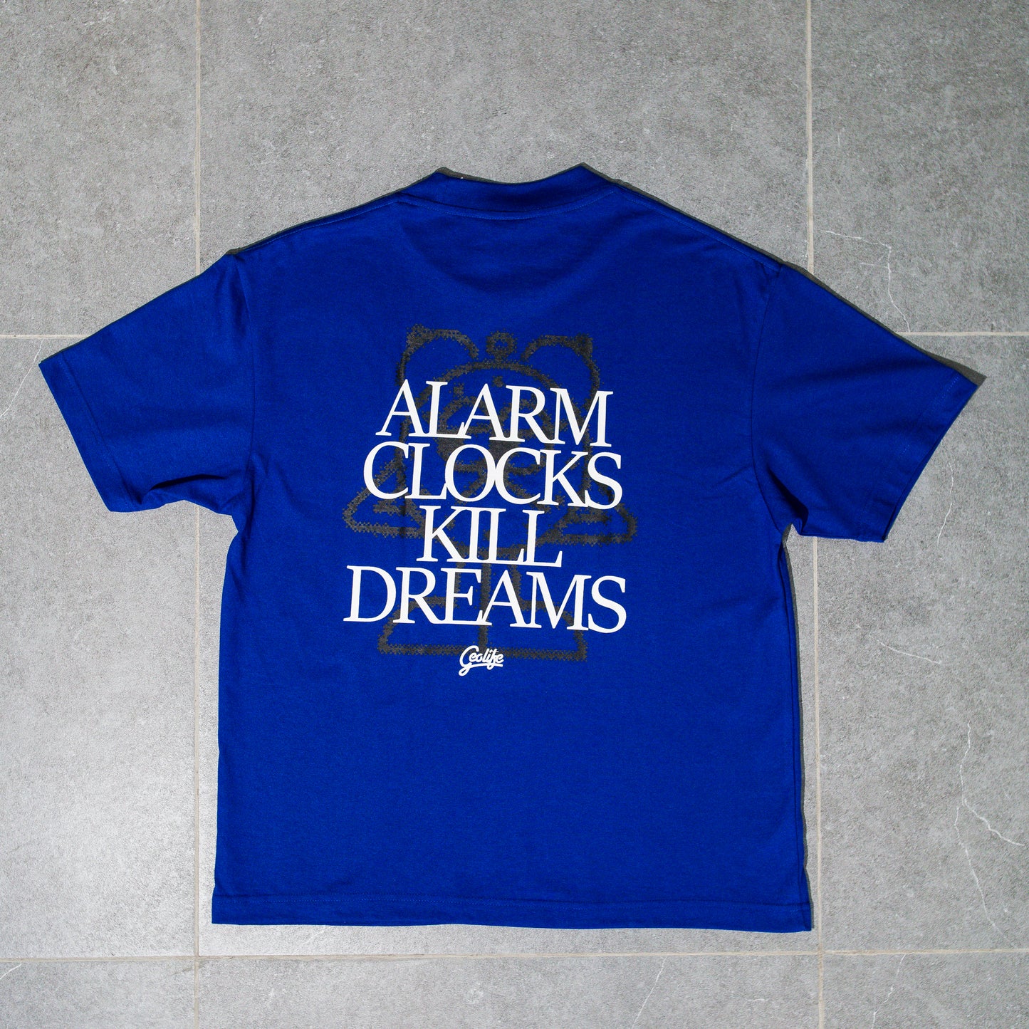 GEOLIFE ALARM CLOCK - ROYAL BLUE SHIRT