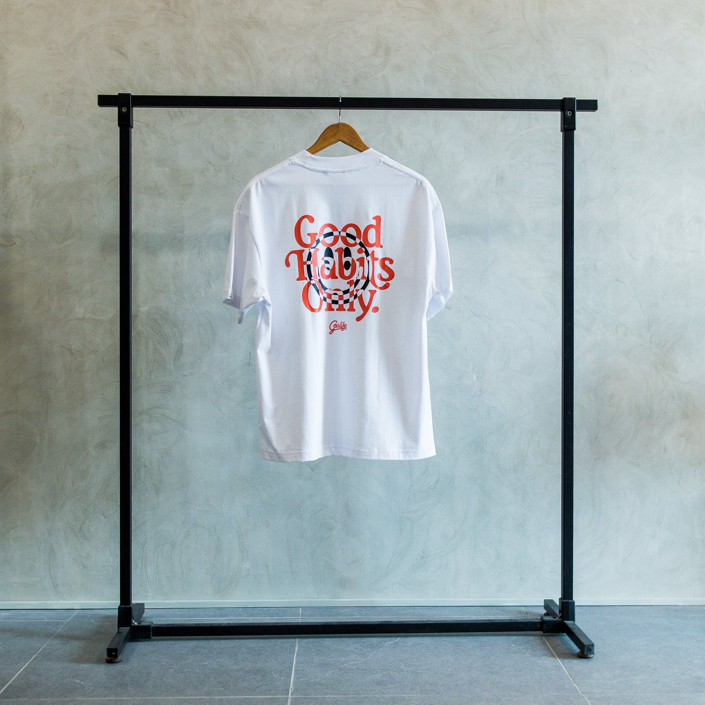 GEOLIFE GOOD HABITS - WHITE TSHIRT