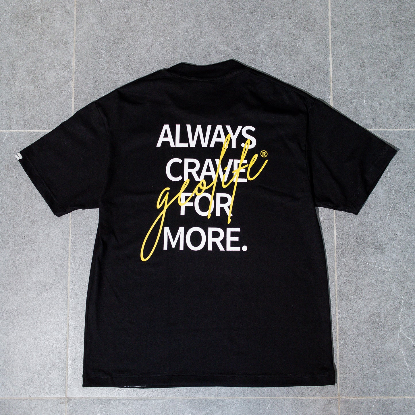 GEOLIFE CRAVE - BLACK SHIRT