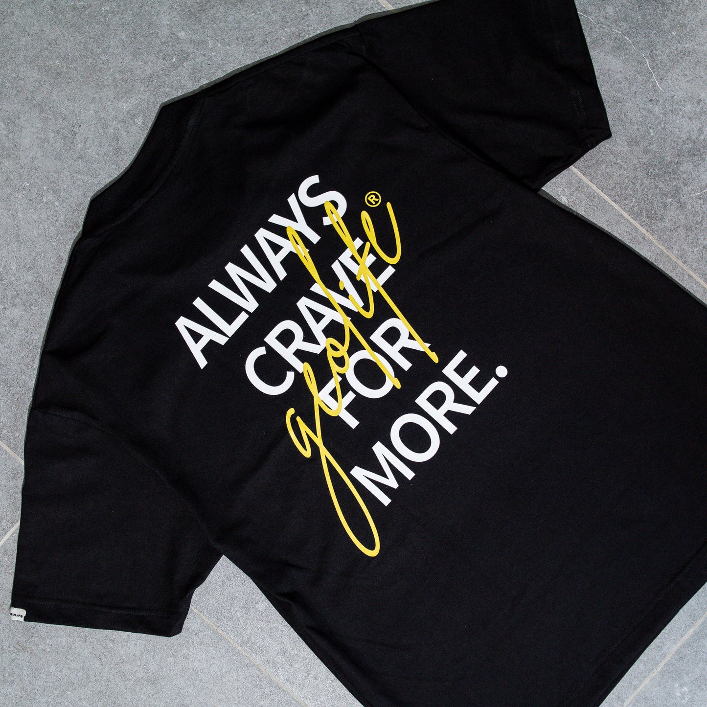 GEOLIFE CRAVE - BLACK SHIRT