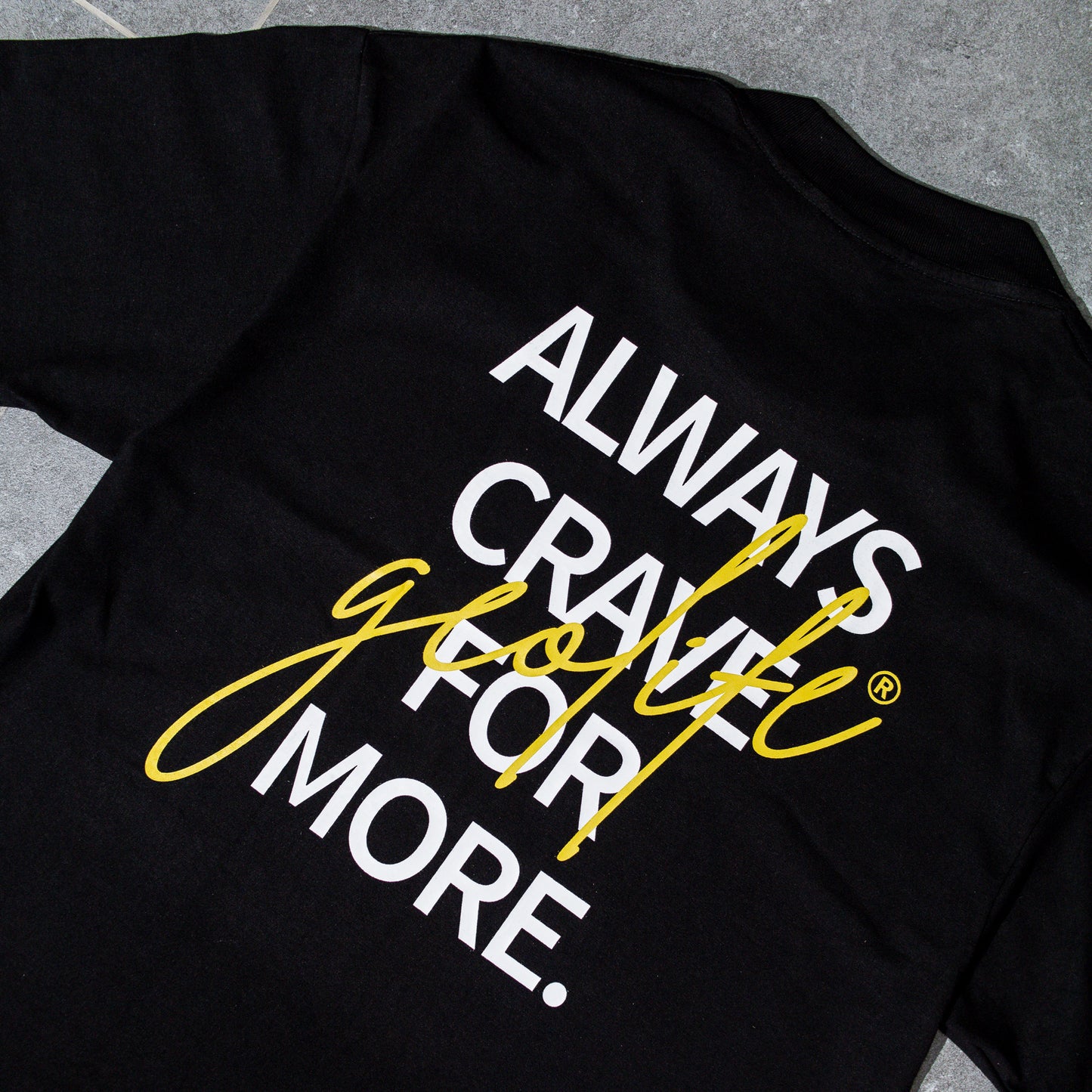 GEOLIFE CRAVE - BLACK SHIRT