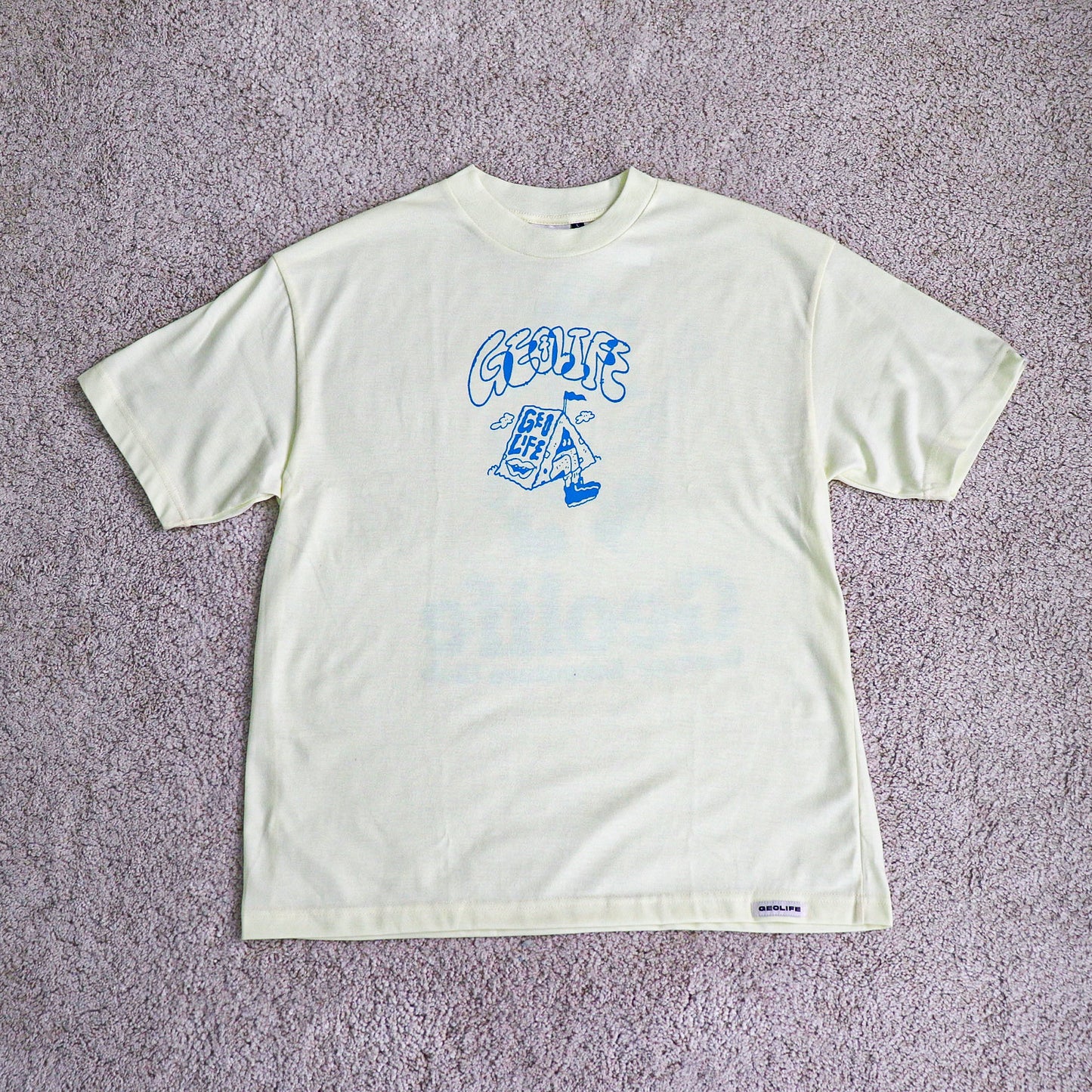 GEOLIFE CAMPER - CREAMTSHIRT