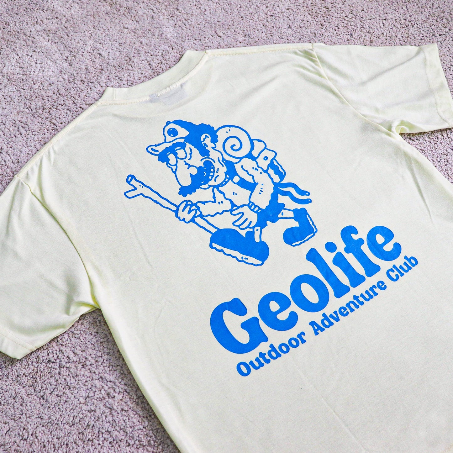 GEOLIFE CAMPER - CREAMTSHIRT
