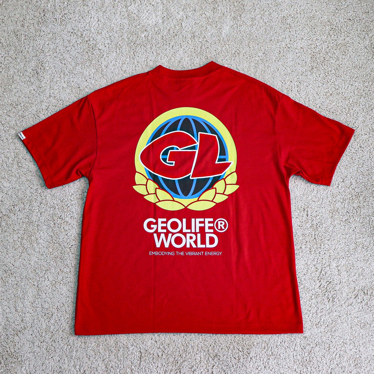 GEOLIFE VIBRANT ENERGY - RED TSHIRT