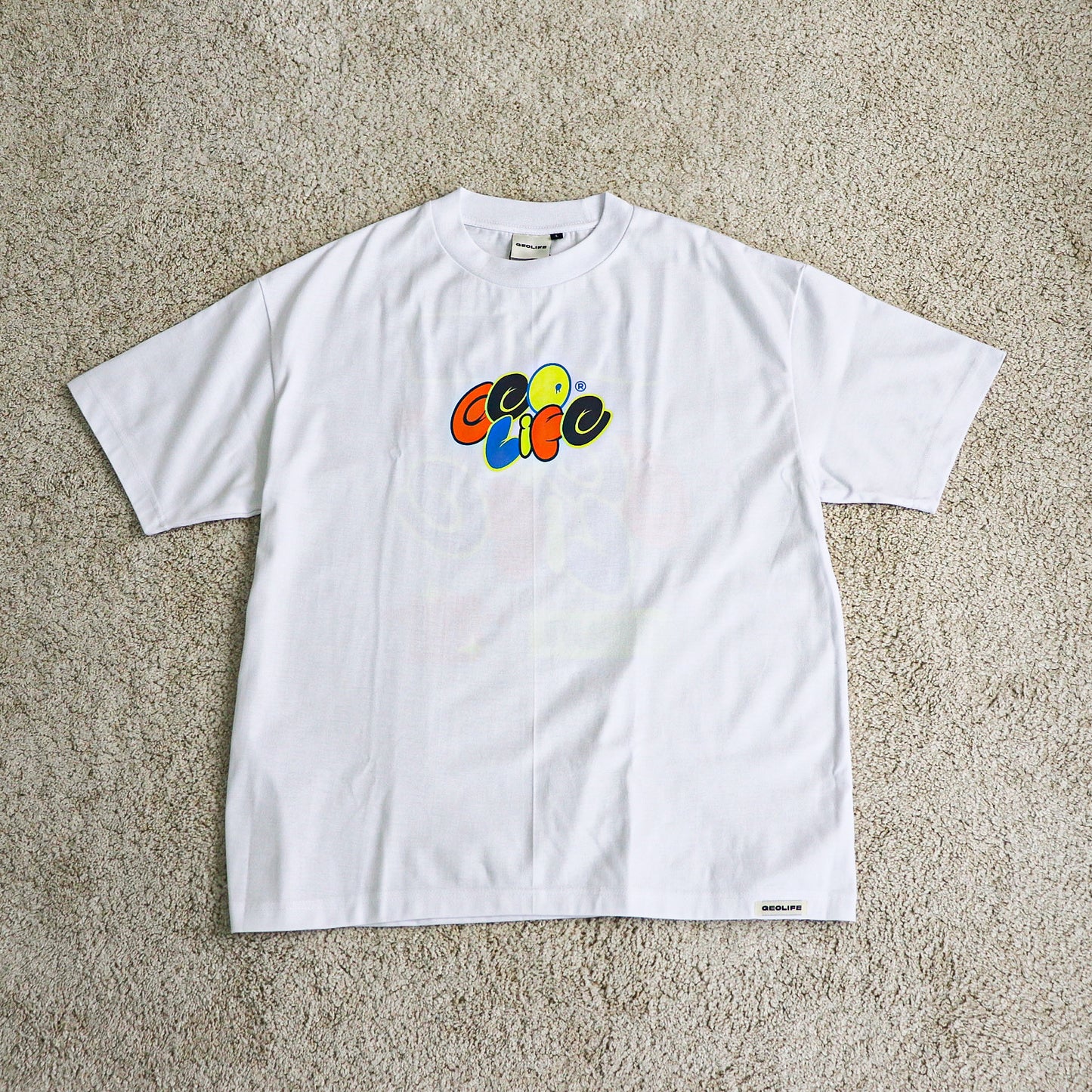 GEOLIFE STICKIES - WHITE TSHIRT