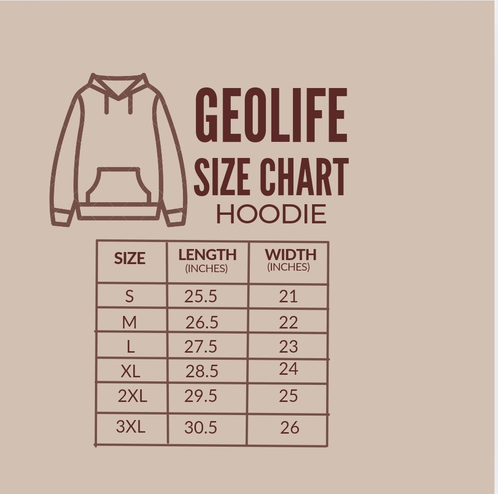 GEOLIFE ORIGINAL - BLACK HOODIE