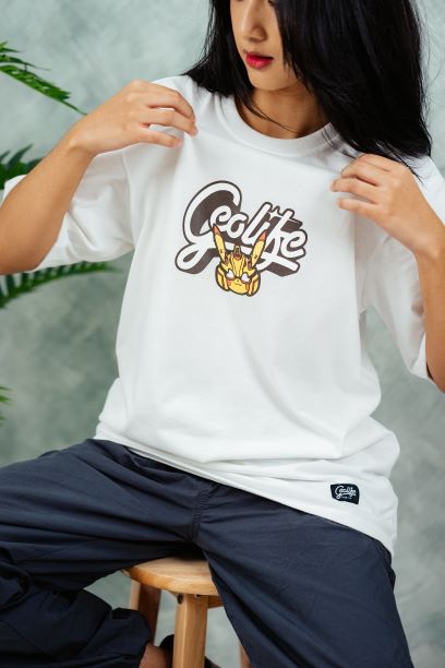 GEOCHU WHITE T- SHIRT - GEOLIFE