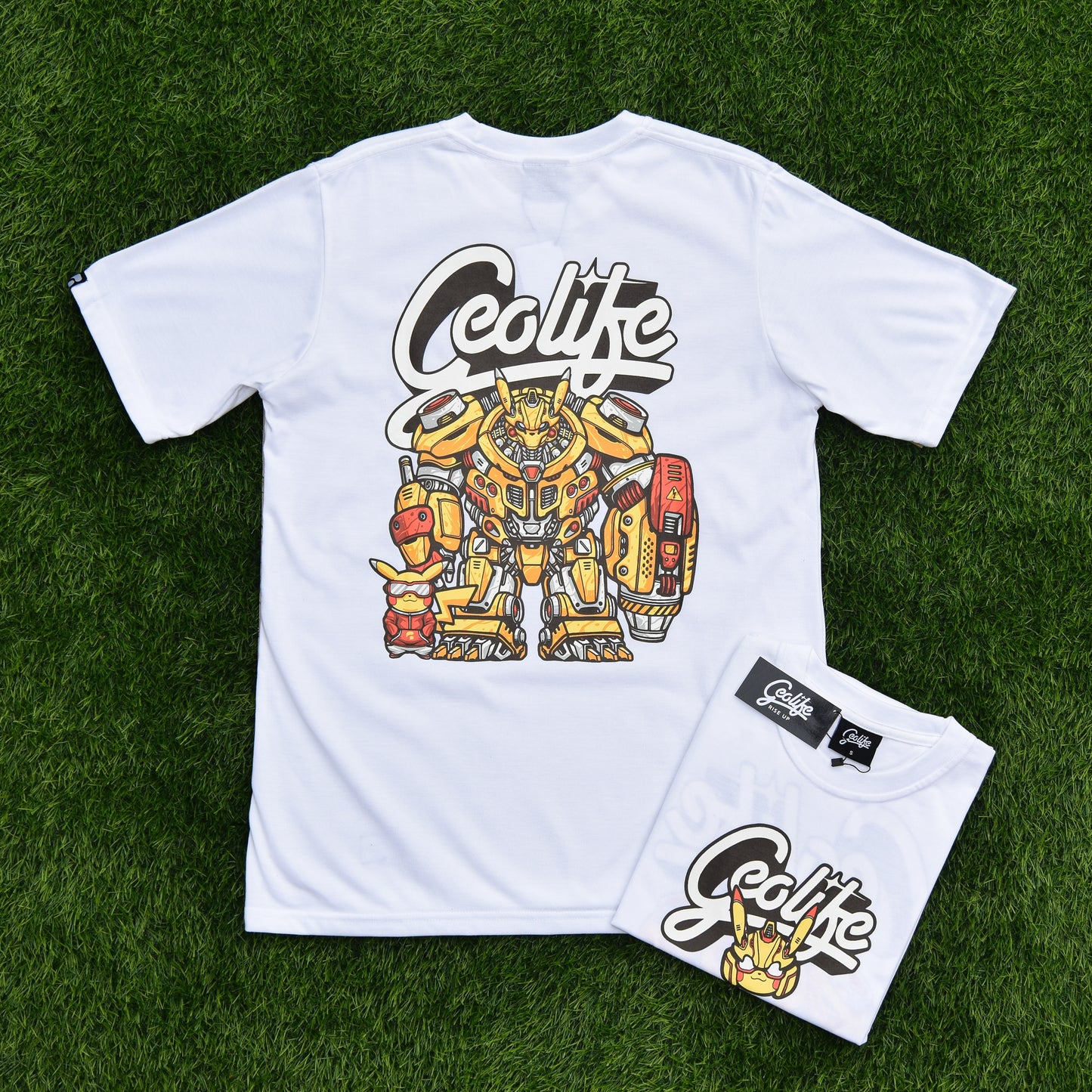 GEOCHU WHITE T- SHIRT - GEOLIFE