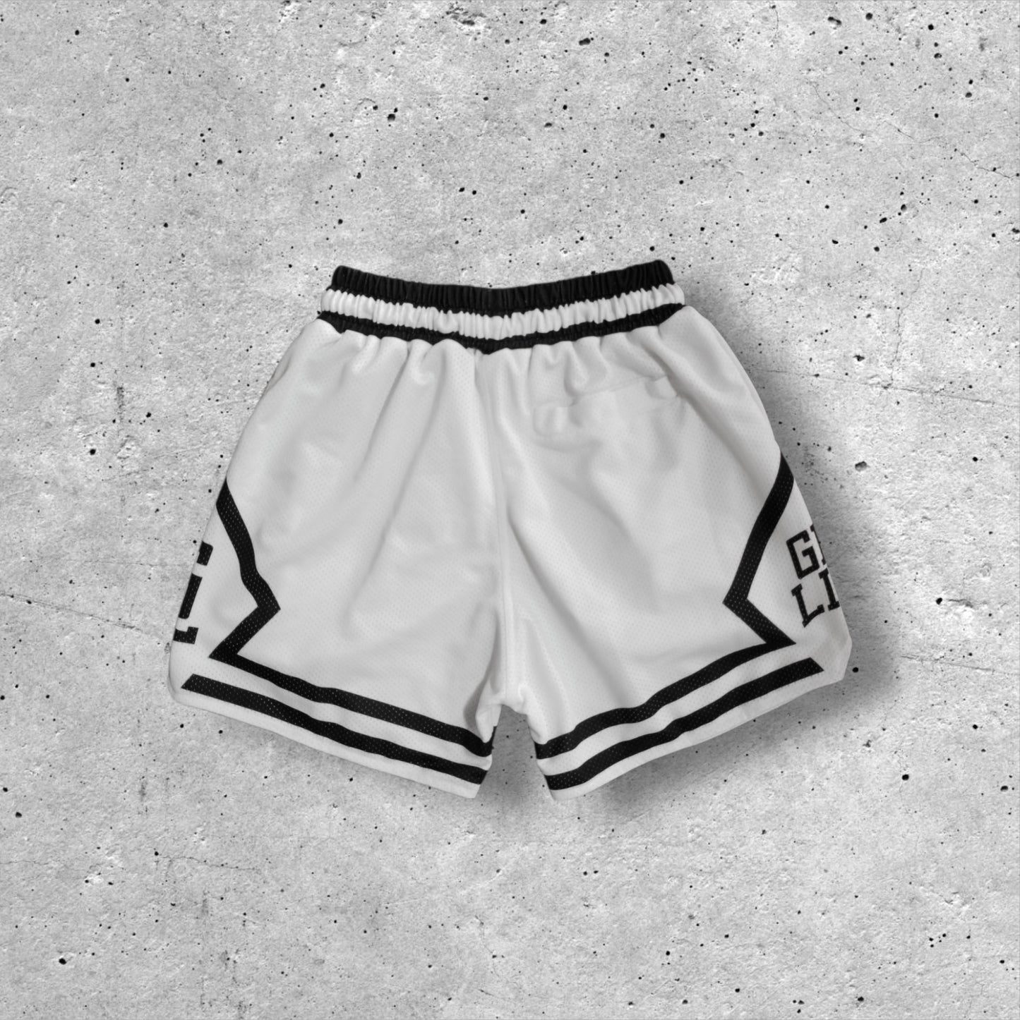 GEOLIFE CHICAGO INSPIRED - MESH SHORT - WHITE