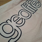 GEOLIFE EMBROIDERY MESH SHORTS --- CREAM
