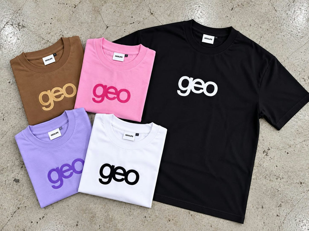 GEOLIFE EMBROIDERY  KHAKI TSHIRT