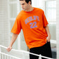 VARSITY ORANGE TSHIRT - GEOLIFE