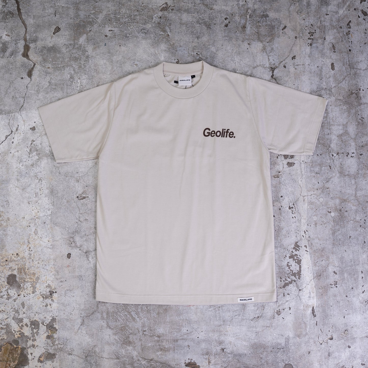 GEOLIFE SPORTS -  BEIGE TSHIRT