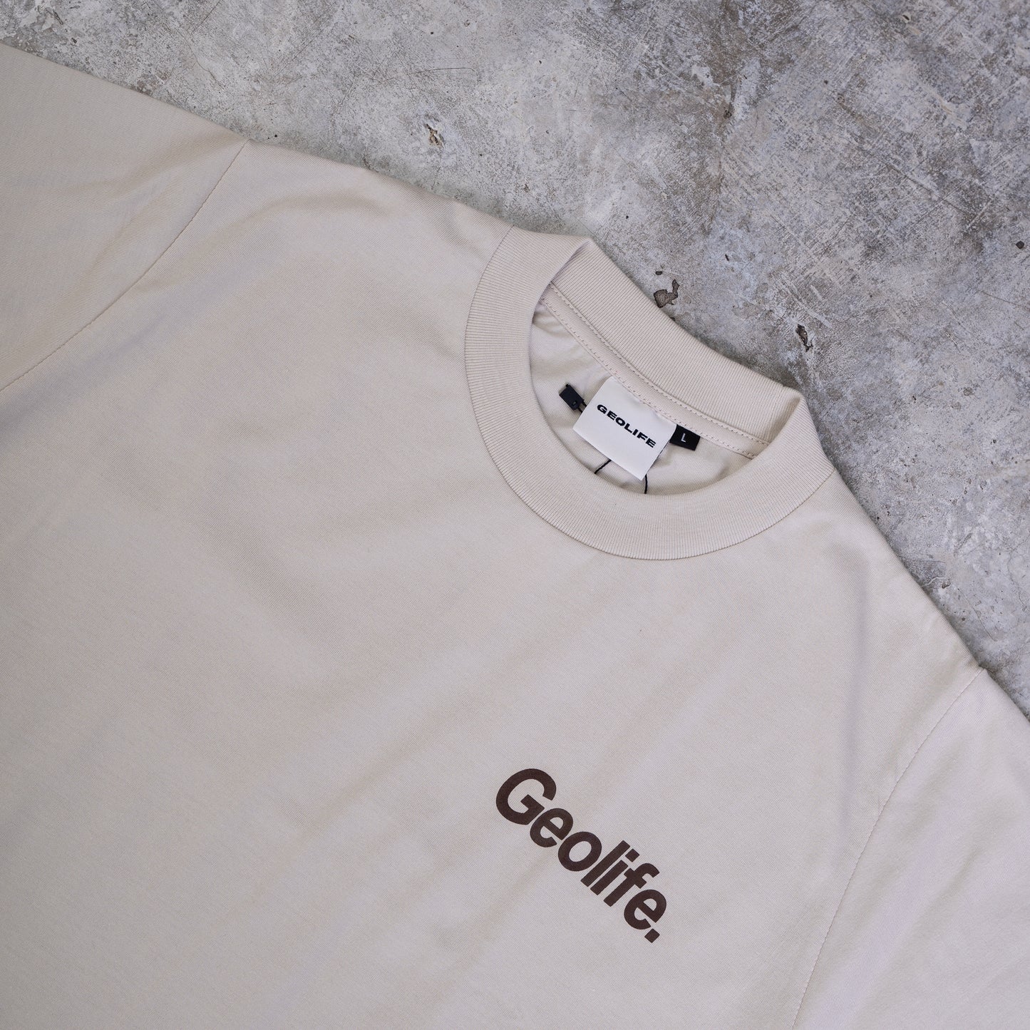 GEOLIFE SPORTS -  BEIGE TSHIRT