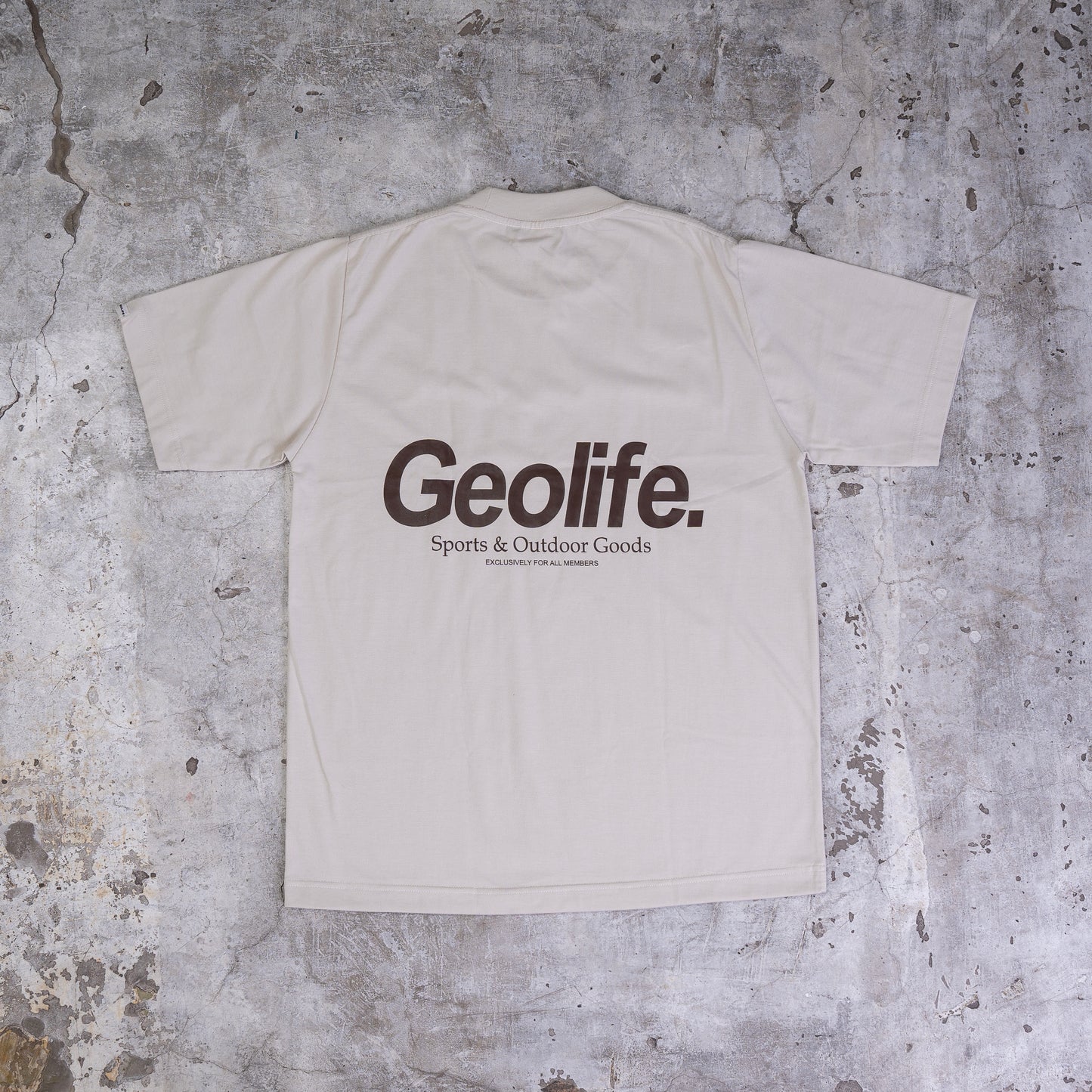 GEOLIFE SPORTS -  BEIGE TSHIRT