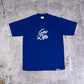 GEOLIFE SCRIPT -  ROYAL BLUE TSHIRT