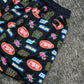 GEOLIFE PATTERN - MESH SHORT - BLACK