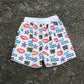 GEOLIFE PATTERN - MESH SHORT - WHITE