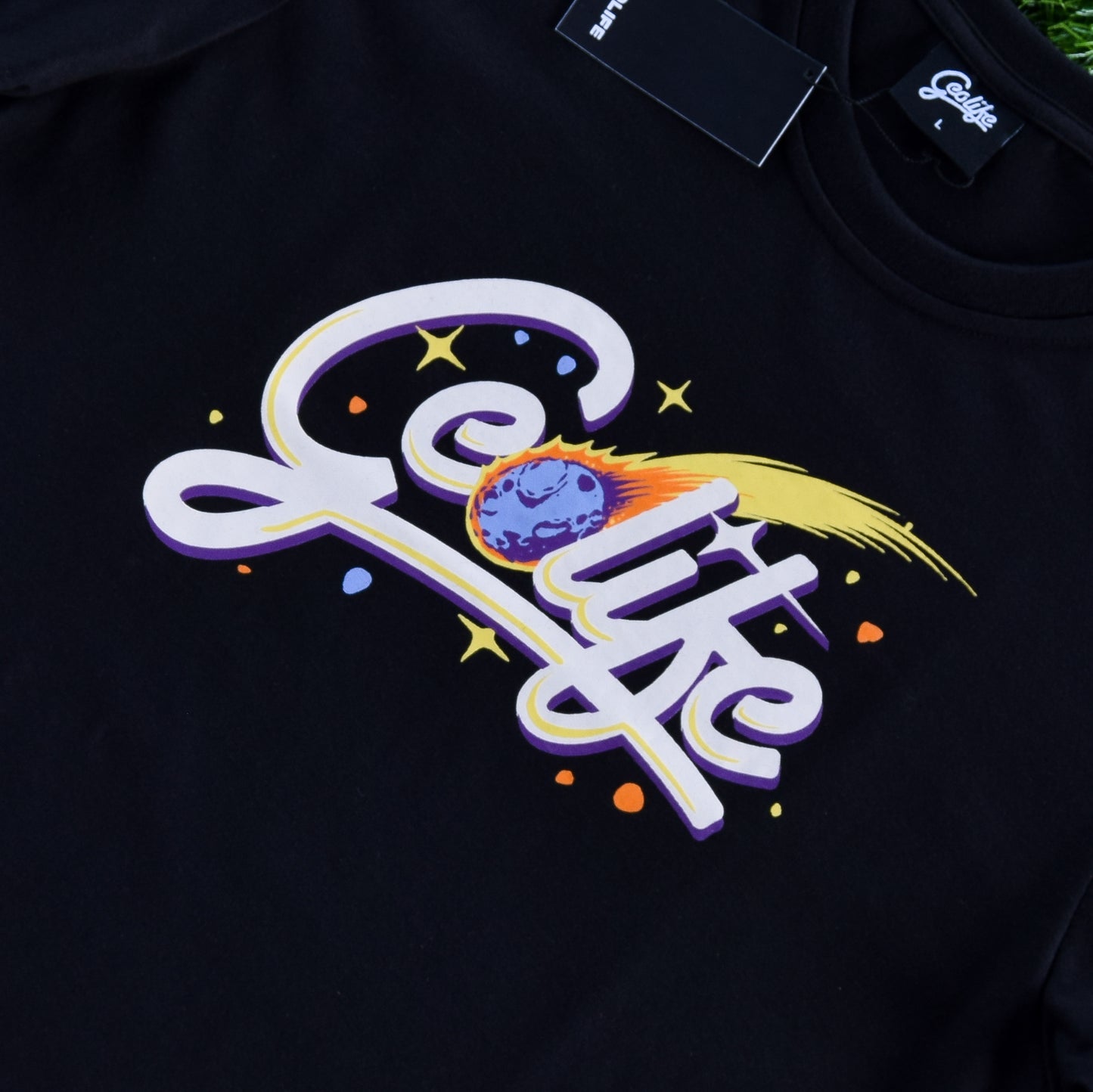 COSMIC BLACK TSHIRT - GEOLIFE