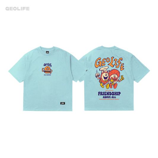 FRIENDSHIP LIGHT BLUE TSHIRT - GEOLIFE