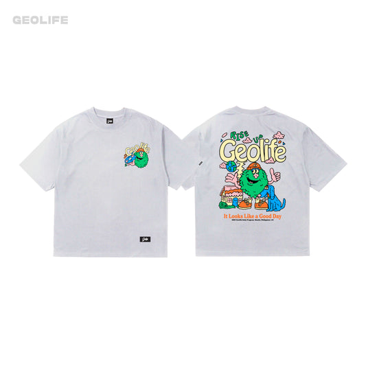 MASCOT WHITE TSHIRT - GEOLIFE