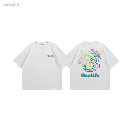 GEOLIFE GOODNESS -  WHITE TSHIRT