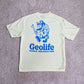 GEOLIFE CAMPER -  CREAMTSHIRT