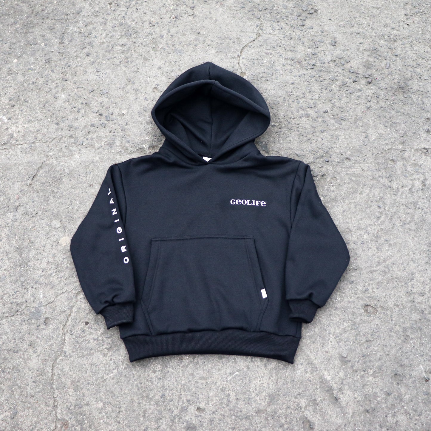 GEOLIFE ORIGINAL - BLACK HOODIE