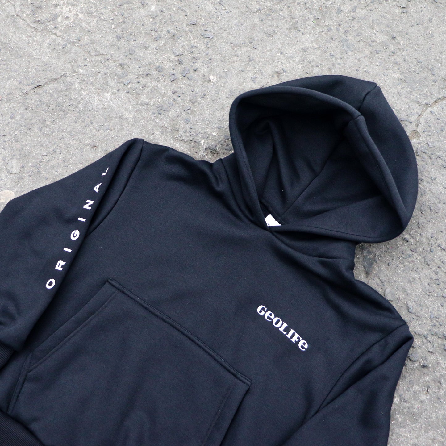 GEOLIFE ORIGINAL - BLACK HOODIE