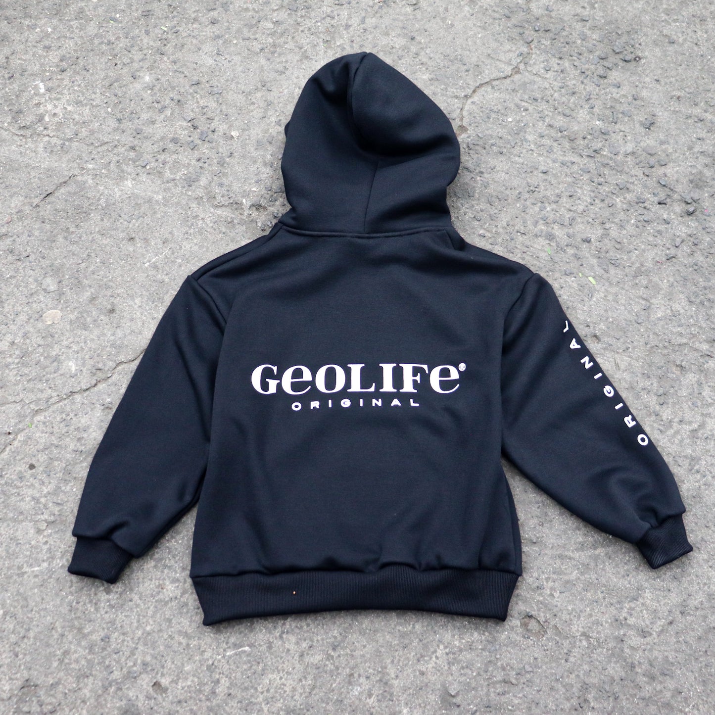 GEOLIFE ORIGINAL - BLACK HOODIE