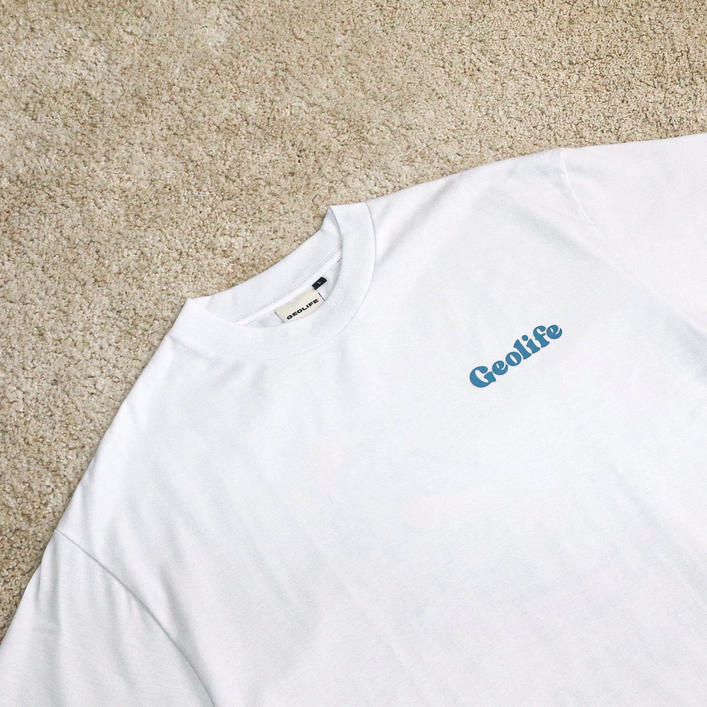 GEOLIFE GOODNESS -  WHITE TSHIRT