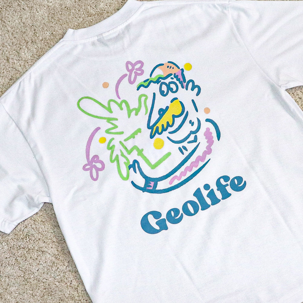 GEOLIFE GOODNESS -  WHITE TSHIRT