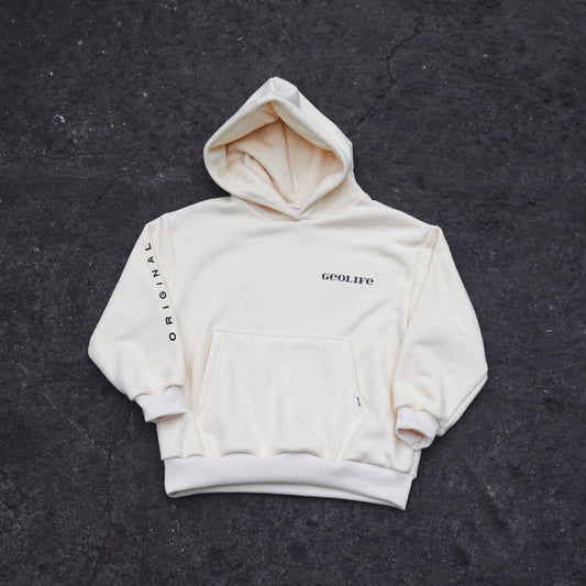 GEOLIFE ORIGINAL -  OFF WHITE HOODIE