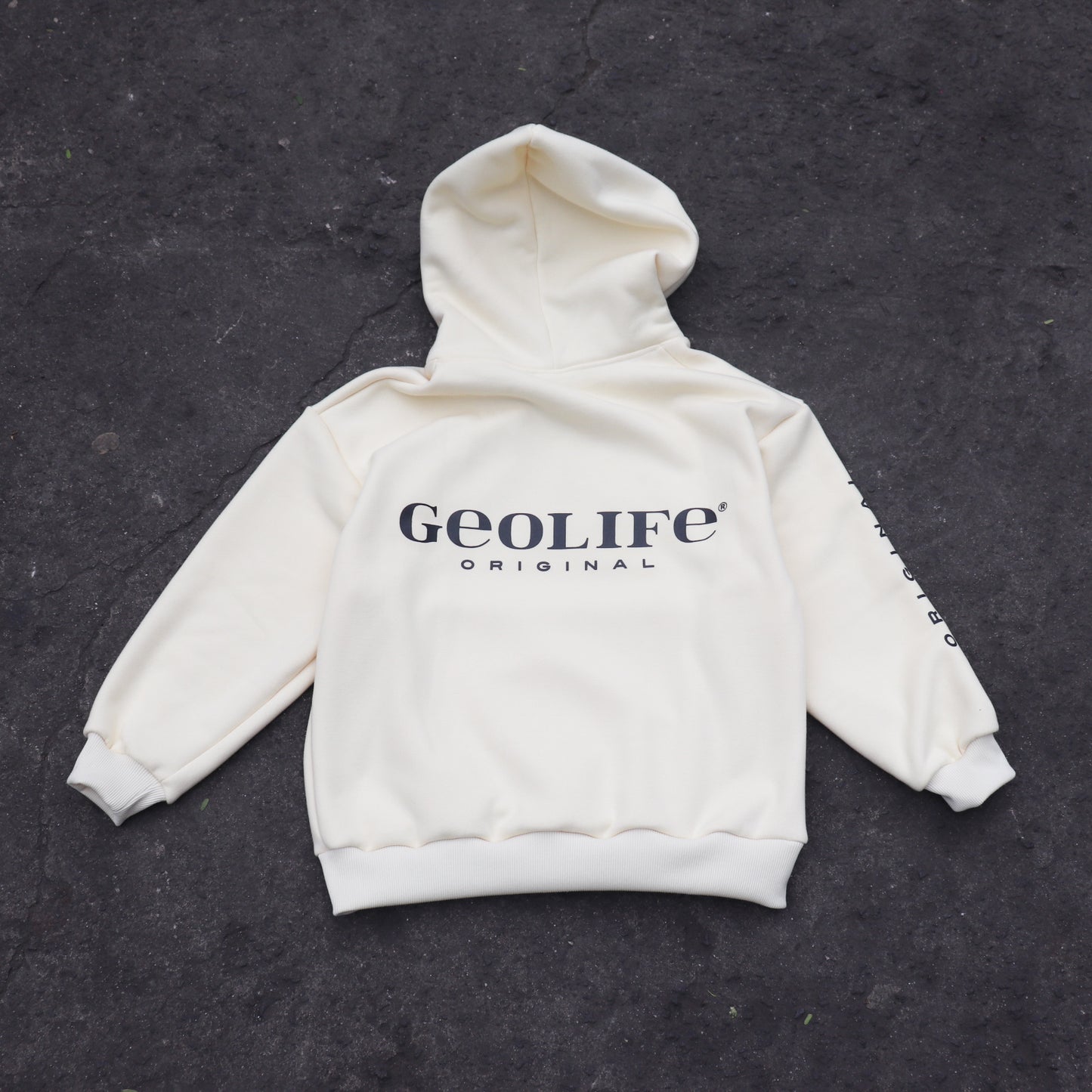GEOLIFE ORIGINAL -  OFF WHITE HOODIE