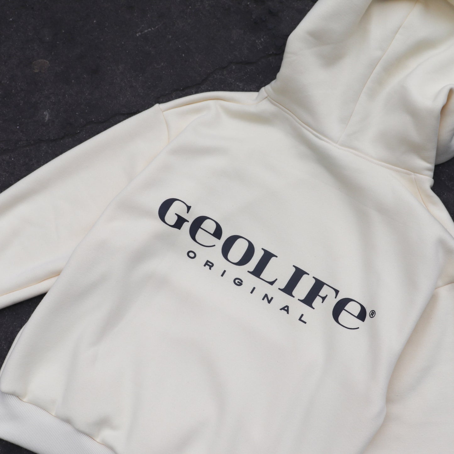 GEOLIFE ORIGINAL -  OFF WHITE HOODIE